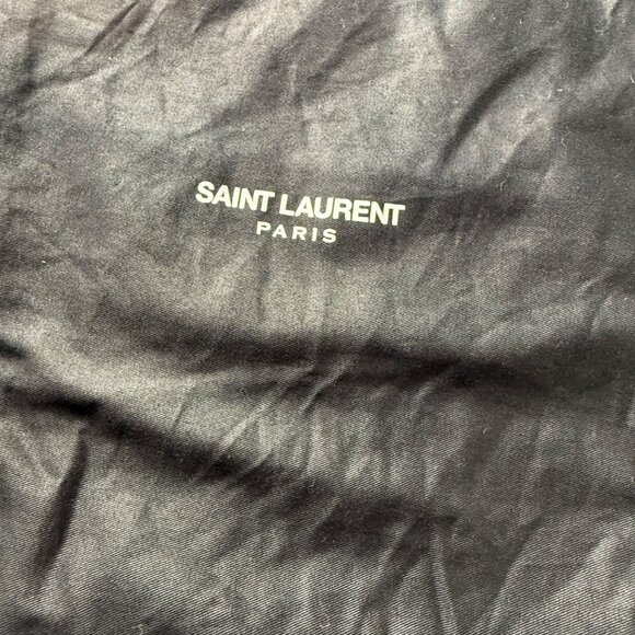 Saint Laurent Black Designer Dust Bag Small Drawstring - Picture 4 of 4
